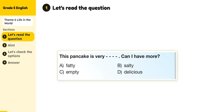Beyond English 5 Test Book Test 1269171 Soru 2