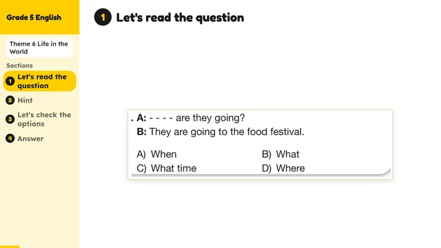 Beyond English 5 Test Book Test 1269171 Soru 20