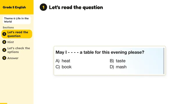 Beyond English 5 Test Book Test 1269171 Soru 4