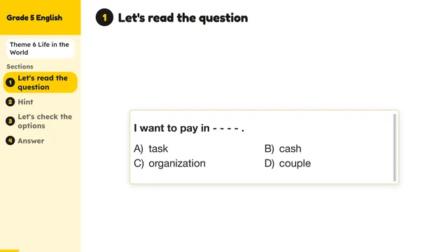 Beyond English 5 Test Book Test 1269171 Soru 9