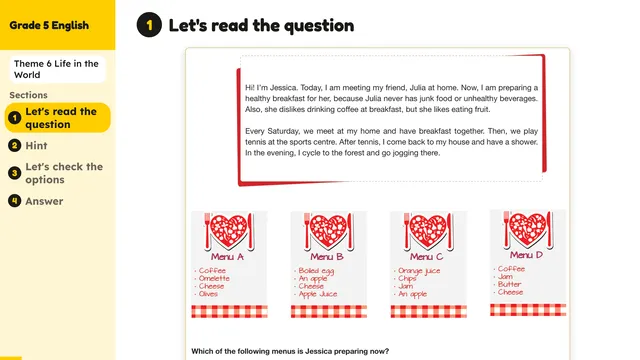 Beyond English 5 Test Book Test 1269172 Soru 8