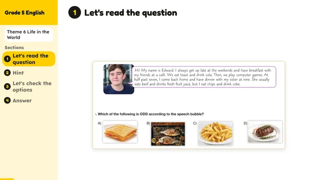 Beyond English 5 Test Book Test 1269173 Soru 10
