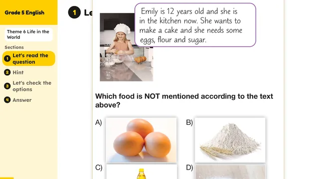 Beyond English 5 Test Book Test 1269174 Soru 8