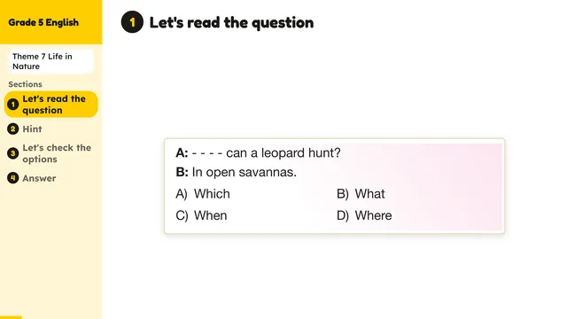 Beyond English 5 Test Book Test 1269177 Soru 13