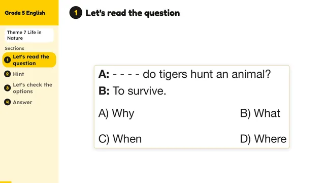 Beyond English 5 Test Book Test 1269177 Soru 19