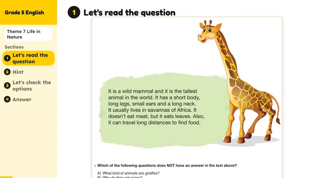 Beyond English 5 Test Book Test 1269178 Soru 10