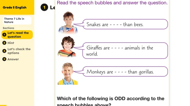 Beyond English 5 Test Book Test 1269178 Soru 6