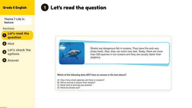 Beyond English 5 Test Book Test 1269179 Soru 9
