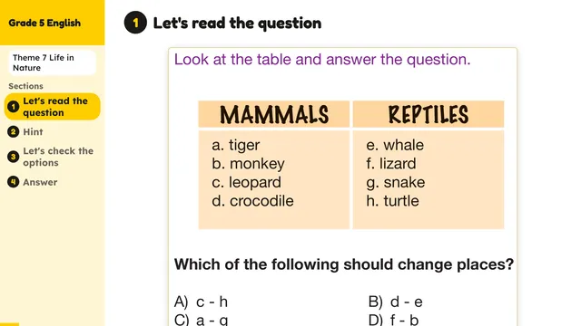 Beyond English 5 Test Book Test 1269181 Soru 4