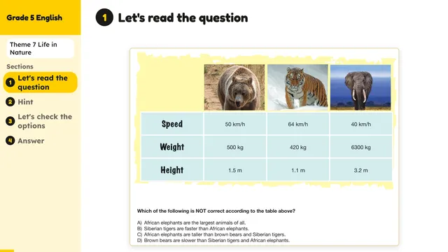 Beyond English 5 Test Book Test 1269181 Soru 9