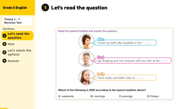 Beyond English 5 Test Book Test 1269182 Soru 2