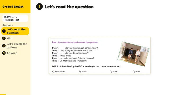 Beyond English 5 Test Book Test 1269182 Soru 3