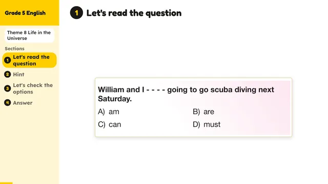 Beyond English 5 Test Book Test 1269183 Soru 13