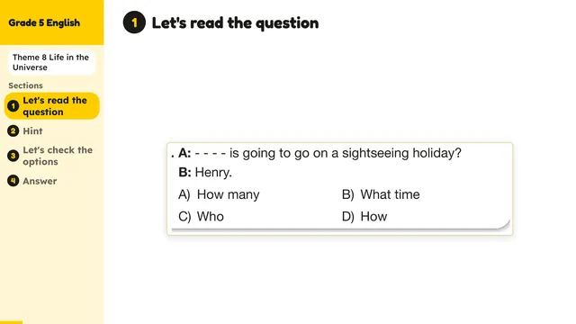 Beyond English 5 Test Book Test 1269183 Soru 20
