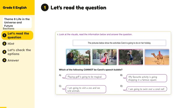 Beyond English 5 Test Book Test 1269188 Soru 10