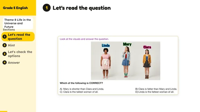 Beyond English 5 Test Book Test 1269189 Soru 5