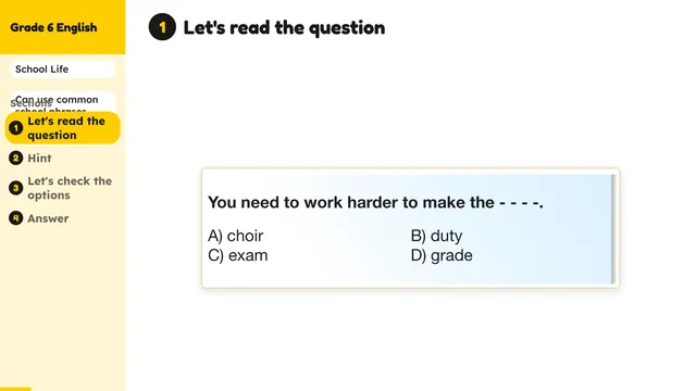 Beyond English 6 Test Book Test 1269196 Soru 2