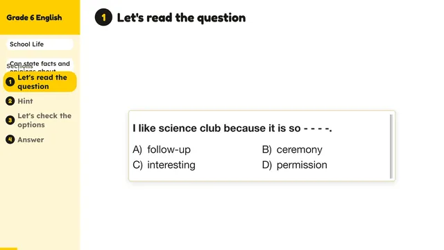 Beyond English 6 Test Book Test 1269196 Soru 7
