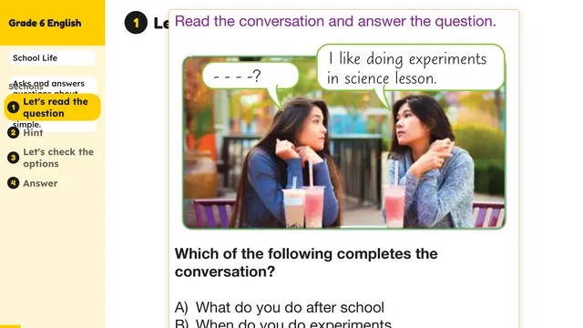 Beyond English 6 Test Book Test 1269197 Soru 7