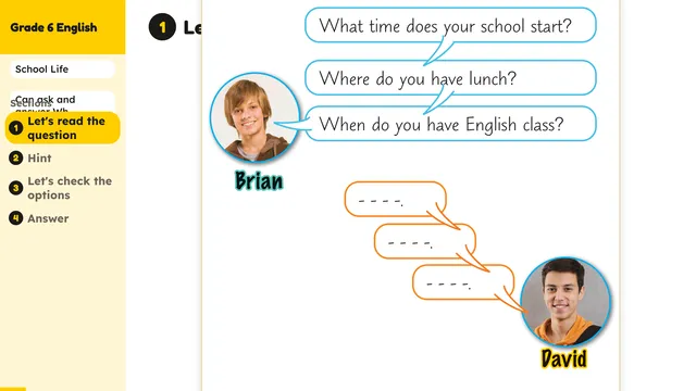 Beyond English 6 Test Book Test 1269198 Soru 3