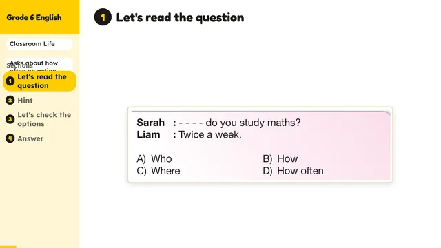 Beyond English 6 Test Book Test 1269201 Soru 11