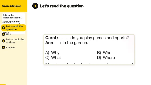 Beyond English 6 Test Book Test 1269201 Soru 15
