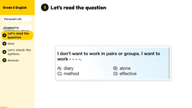 Beyond English 6 Test Book Test 1269201 Soru 2
