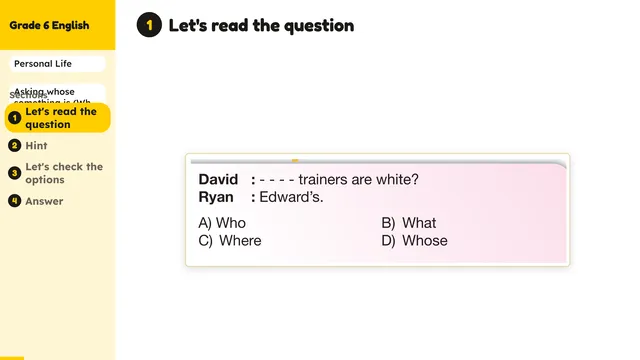 Beyond English 6 Test Book Test 1269207 Soru 11