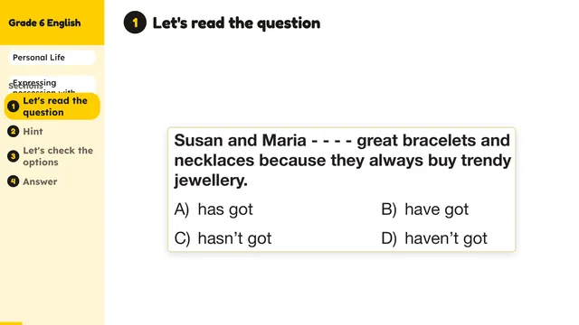 Beyond English 6 Test Book Test 1269207 Soru 16