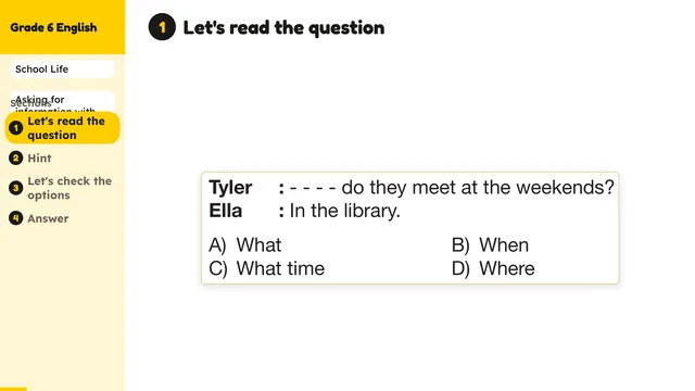 Beyond English 6 Test Book Test 1269207 Soru 17