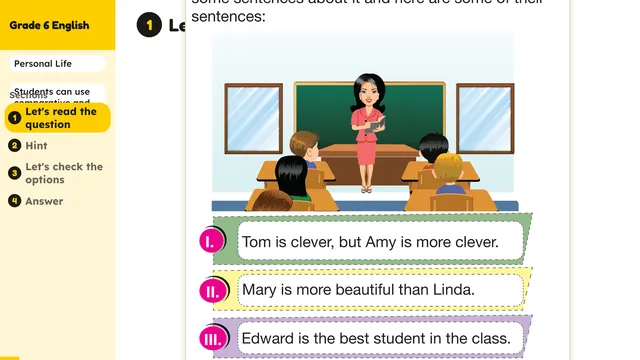 Beyond English 6 Test Book Test 1269208 Soru 3