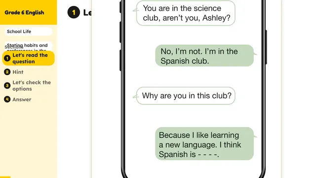 Beyond English 6 Test Book Test 1269208 Soru 6