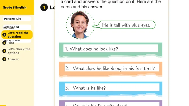 Beyond English 6 Test Book Test 1269208 Soru 8