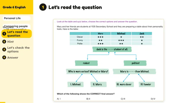 Beyond English 6 Test Book Test 1269208 Soru 9