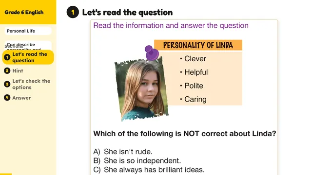 Beyond English 6 Test Book Test 1269210 Soru 3