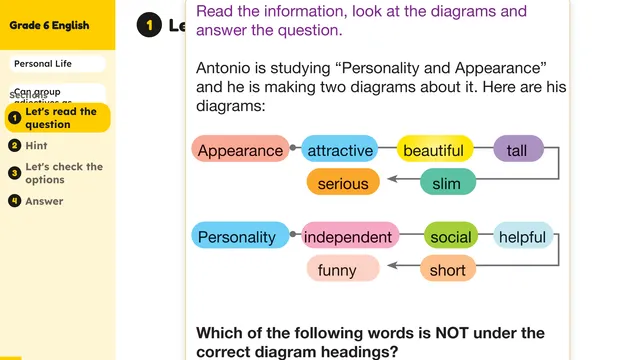 Beyond English 6 Test Book Test 1269210 Soru 5