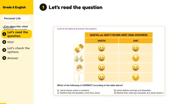 Beyond English 6 Test Book Test 1269212 Soru 7