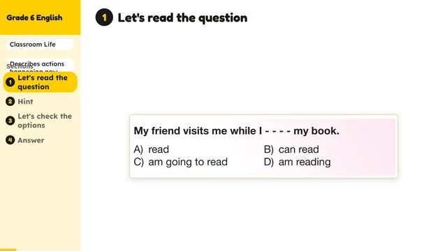 Beyond English 6 Test Book Test 1269213 Soru 13