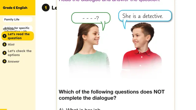 Beyond English 6 Test Book Test 1269214 Soru 2