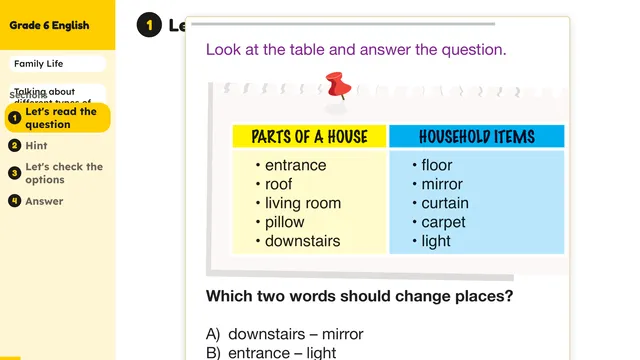 Beyond English 6 Test Book Test 1269214 Soru 5
