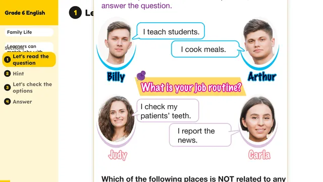 Beyond English 6 Test Book Test 1269214 Soru 6