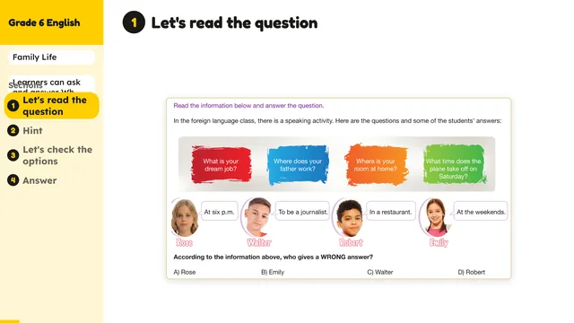 Beyond English 6 Test Book Test 1269214 Soru 9