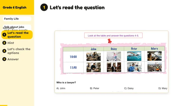 Beyond English 6 Test Book Test 1269216 Soru 5