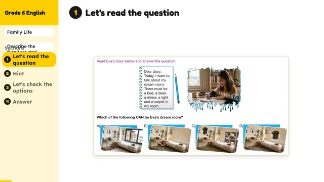 Beyond English 6 Test Book Test 1269217 Soru 1