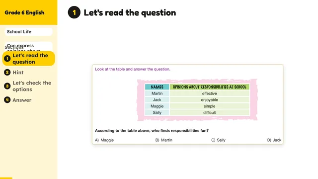 Beyond English 6 Test Book Test 1269218 Soru 2