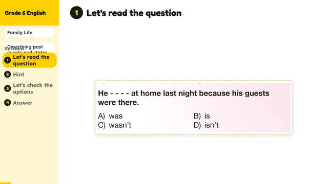Beyond English 6 Test Book Test 1269219 Soru 12