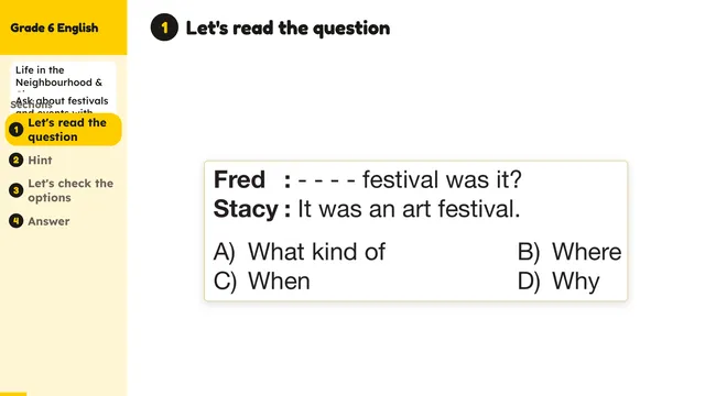 Beyond English 6 Test Book Test 1269219 Soru 17