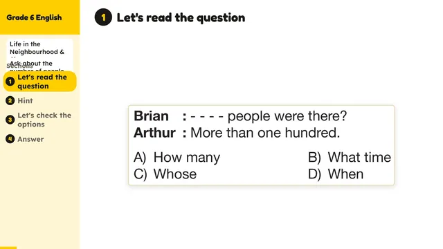 Beyond English 6 Test Book Test 1269219 Soru 19