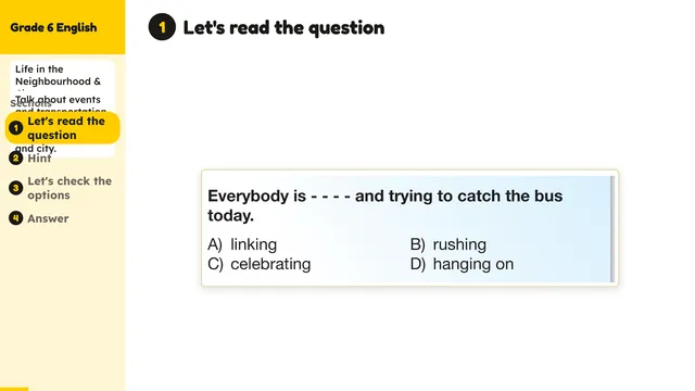 Beyond English 6 Test Book Test 1269219 Soru 2
