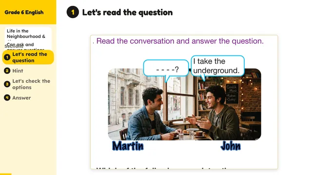 Beyond English 6 Test Book Test 1269222 Soru 10
